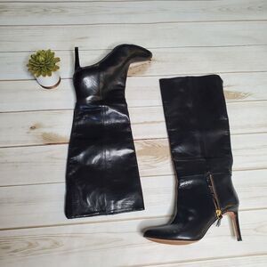 NINE WEST tall black boots size 6.5